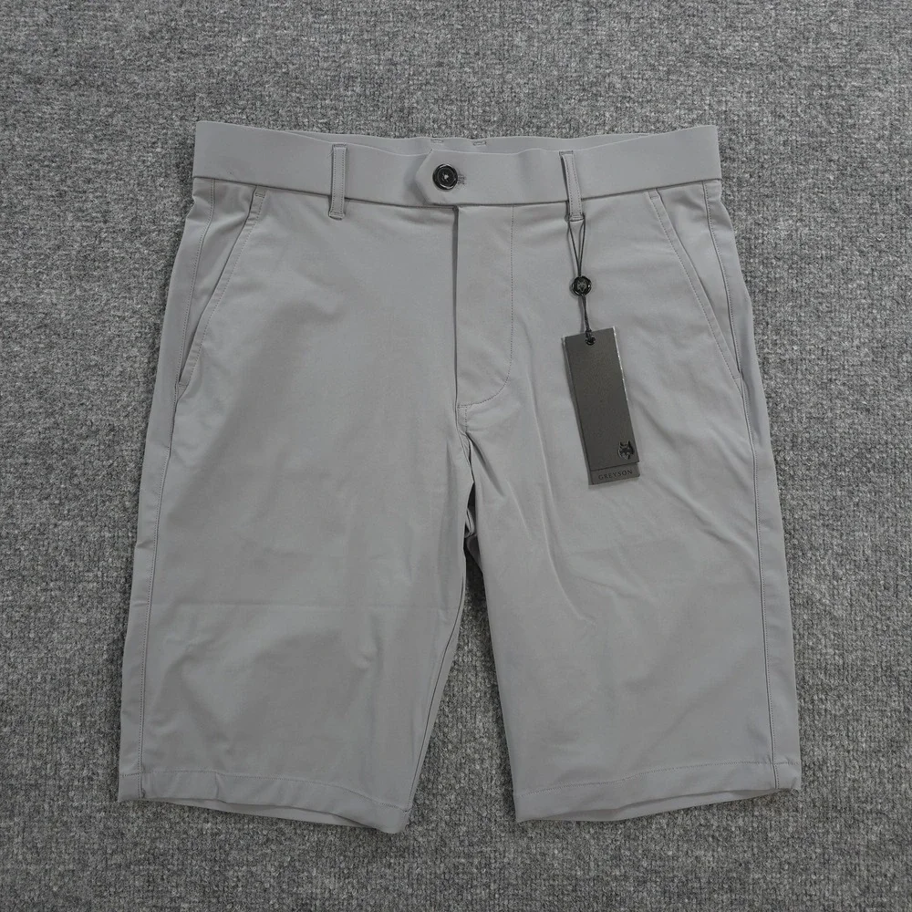 Greyson Shorts Mens 30 Gray Montauk Performance Golf Stretch Lightweight NEW